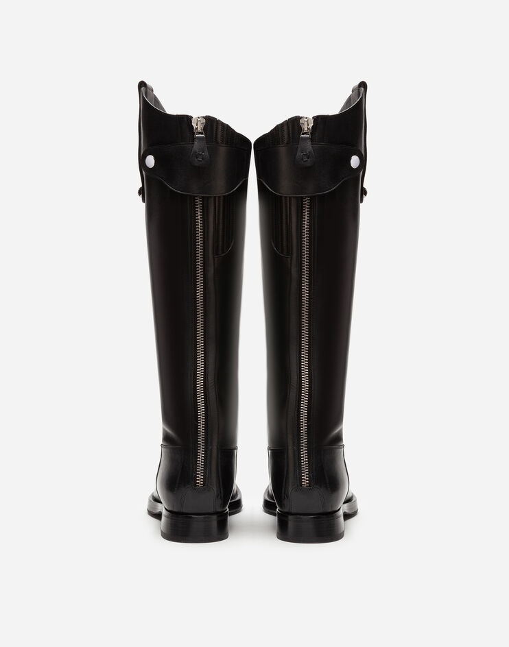 Polished calfskin boots - 3