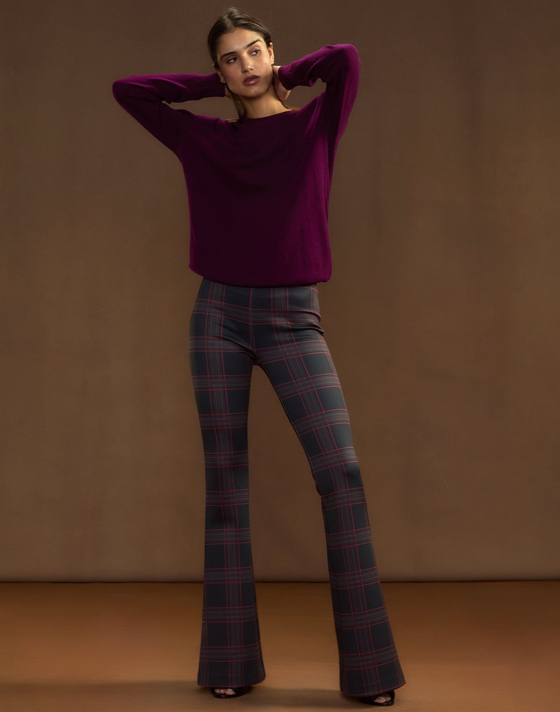 Bonded Fit and Flare Pant 3