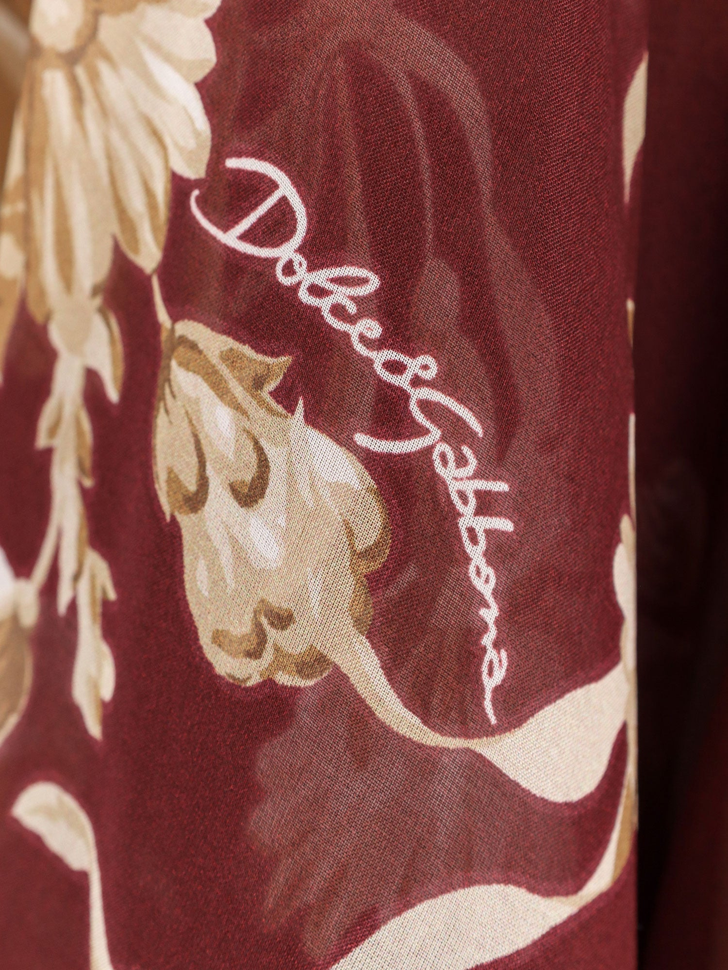 Dolce & Gabbana Chiffon Shirt With Rose Print - 3