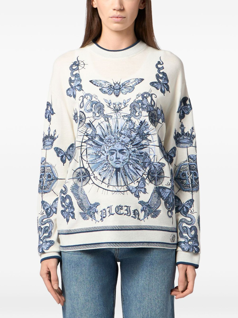 PHILIPP PLEIN round-neck sweater outlook