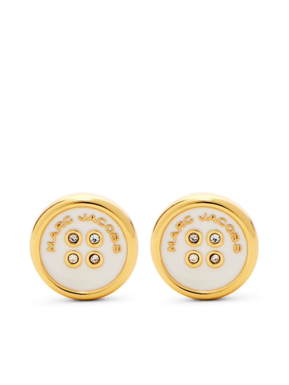 Button earrings - 1