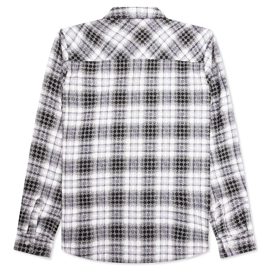 MA QUAD JACQUARD FLANNEL - BLACK - 2