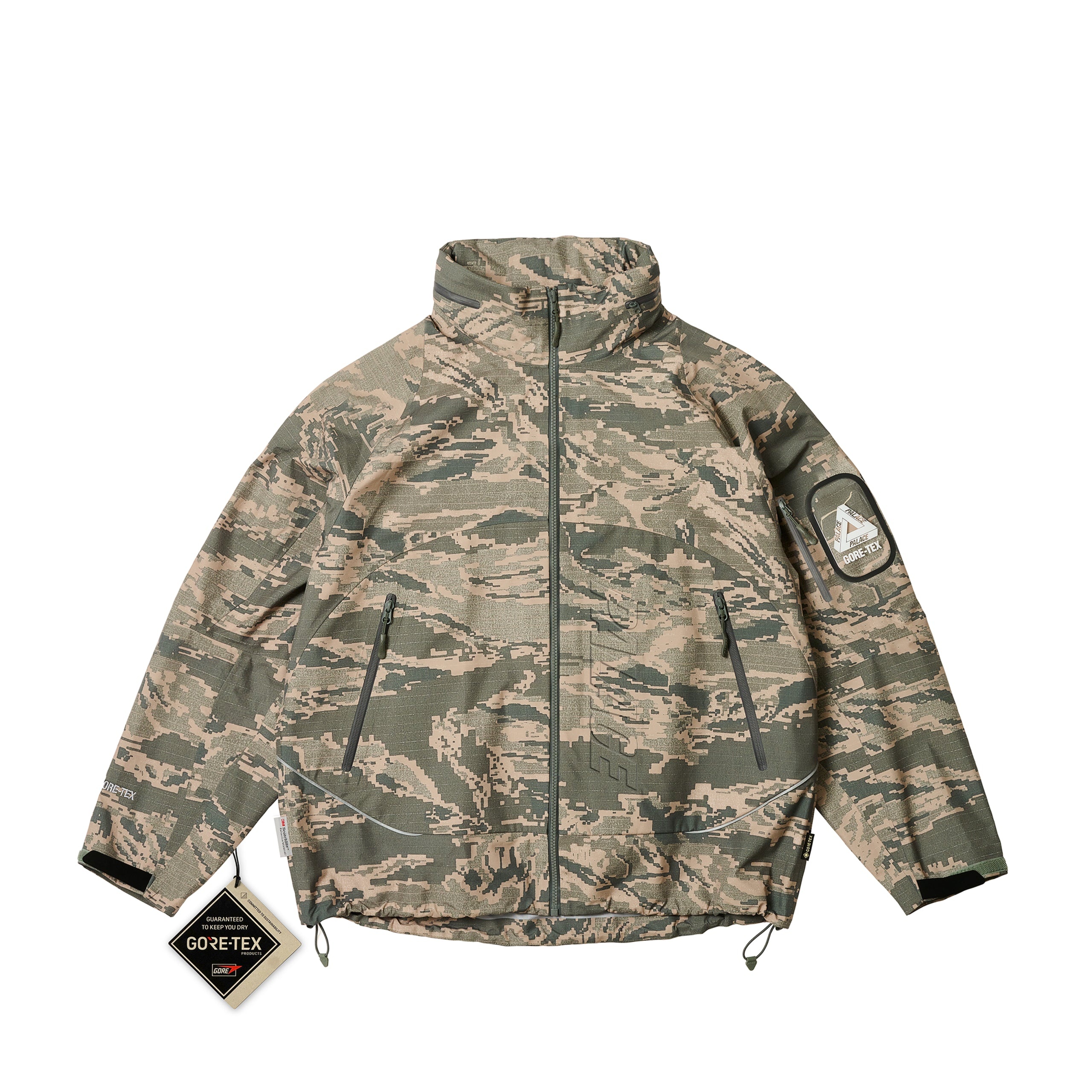 PALACE GORE-TEX 3L M-TEK JACKET TIGER DIGI CAMO | REVERSIBLE