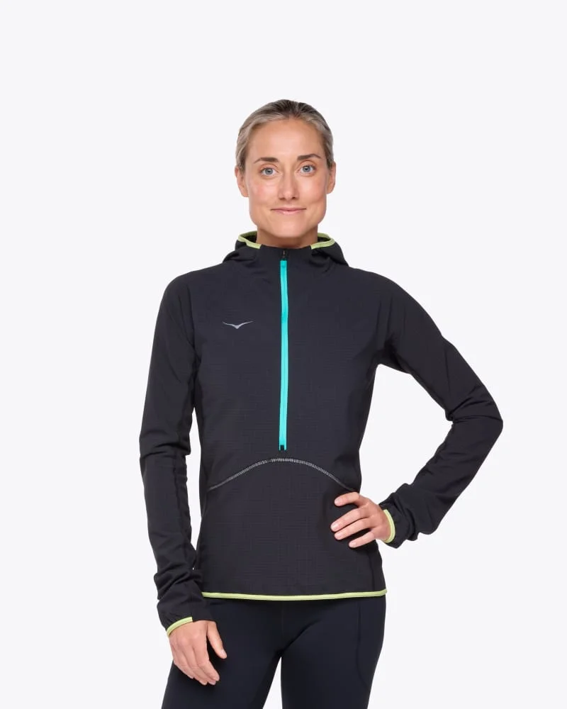 Women's SkyGlow Half-Zip in Black - 1