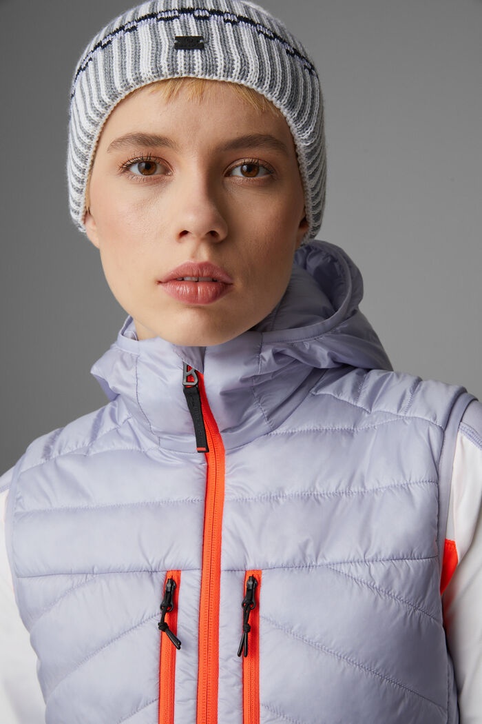 Lea Quilted vest in Lilac - 6