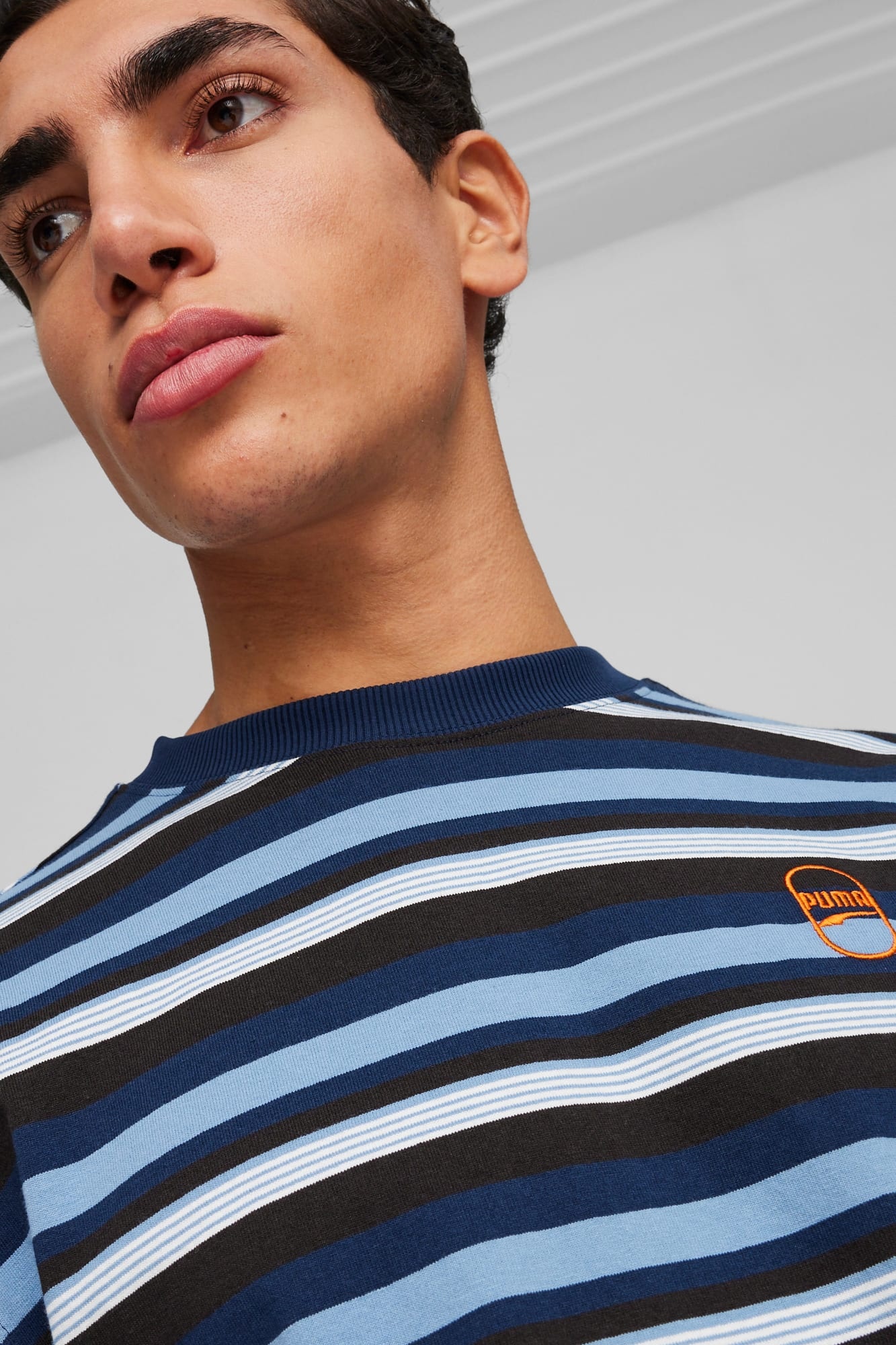 DOWNTOWN 180 Men's Striped Tee - 6