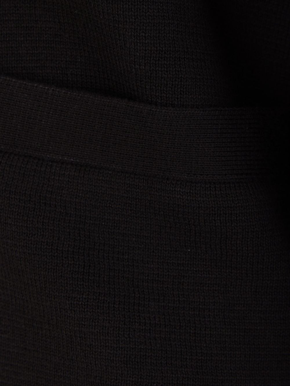 stripe-detail cotton cardigan - 4