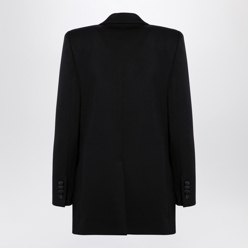 Saint Laurent Black Wool Single-Breasted Jacket Women - 2