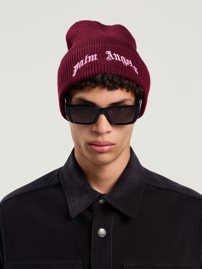 Palm Angels Curved Logo Beanie outlook