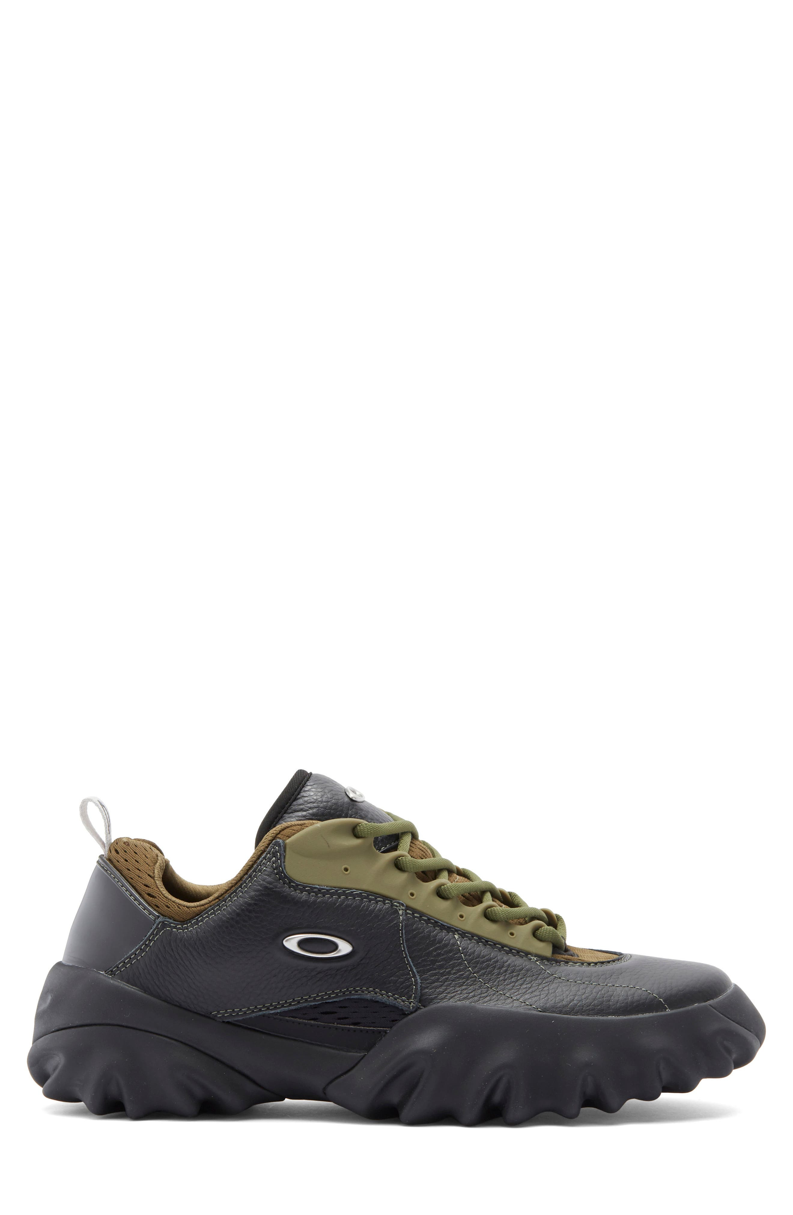 Oakley Factory Team Chop Saw Mixed Media Sneaker in Black/Chive at Nordstrom - 3