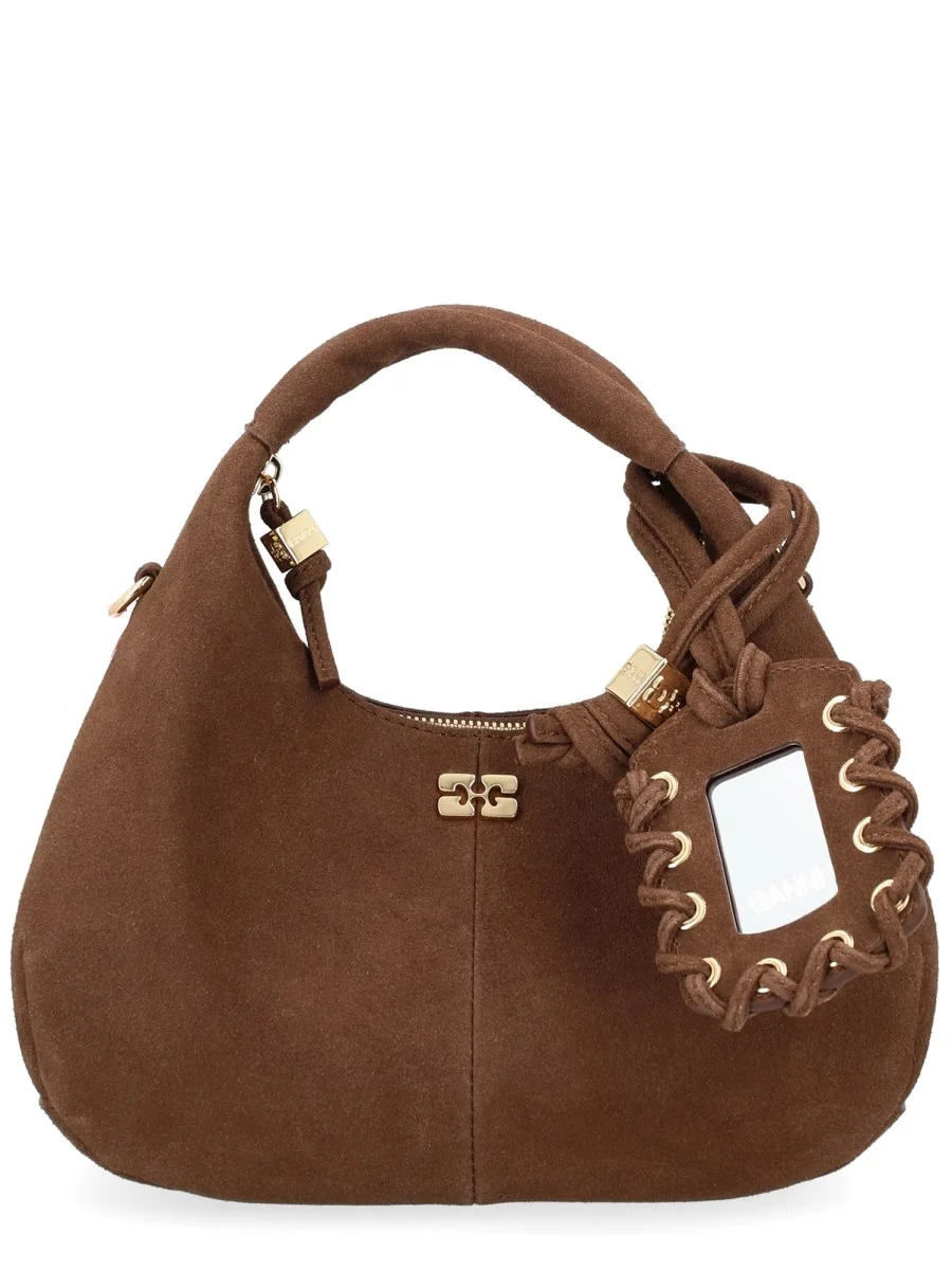 MINI SUEDE HOBO BAG - 1