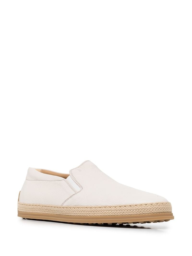 panelled slip-on sneakers - 2