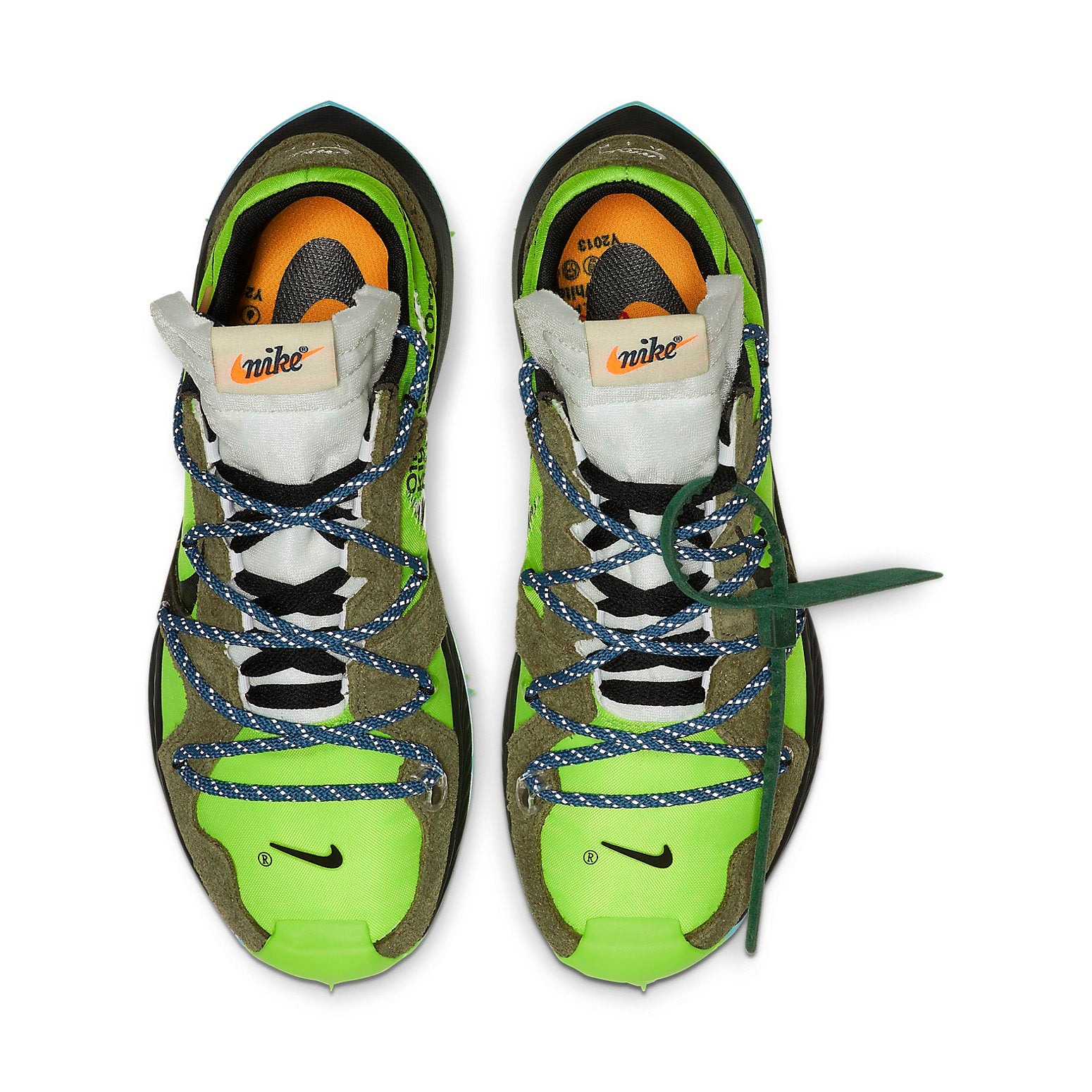 (WMNS) Nike x Off-White Air Zoom Terra Kiger 5 'Athlete in Progress - Electric Green' CD8179-300 - 3