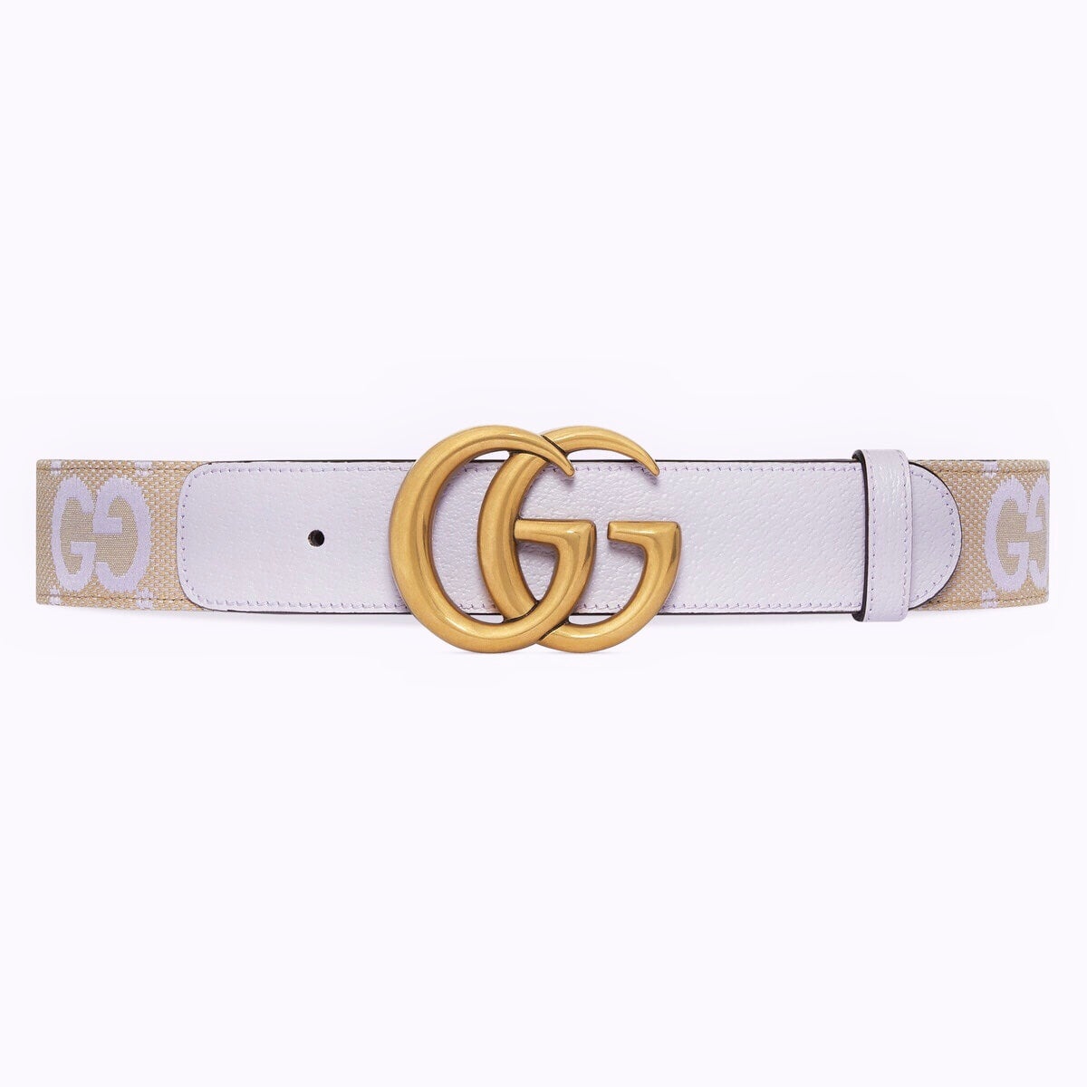 Gucci GG Marmont Jumbo GG Canvas Belt - 1
