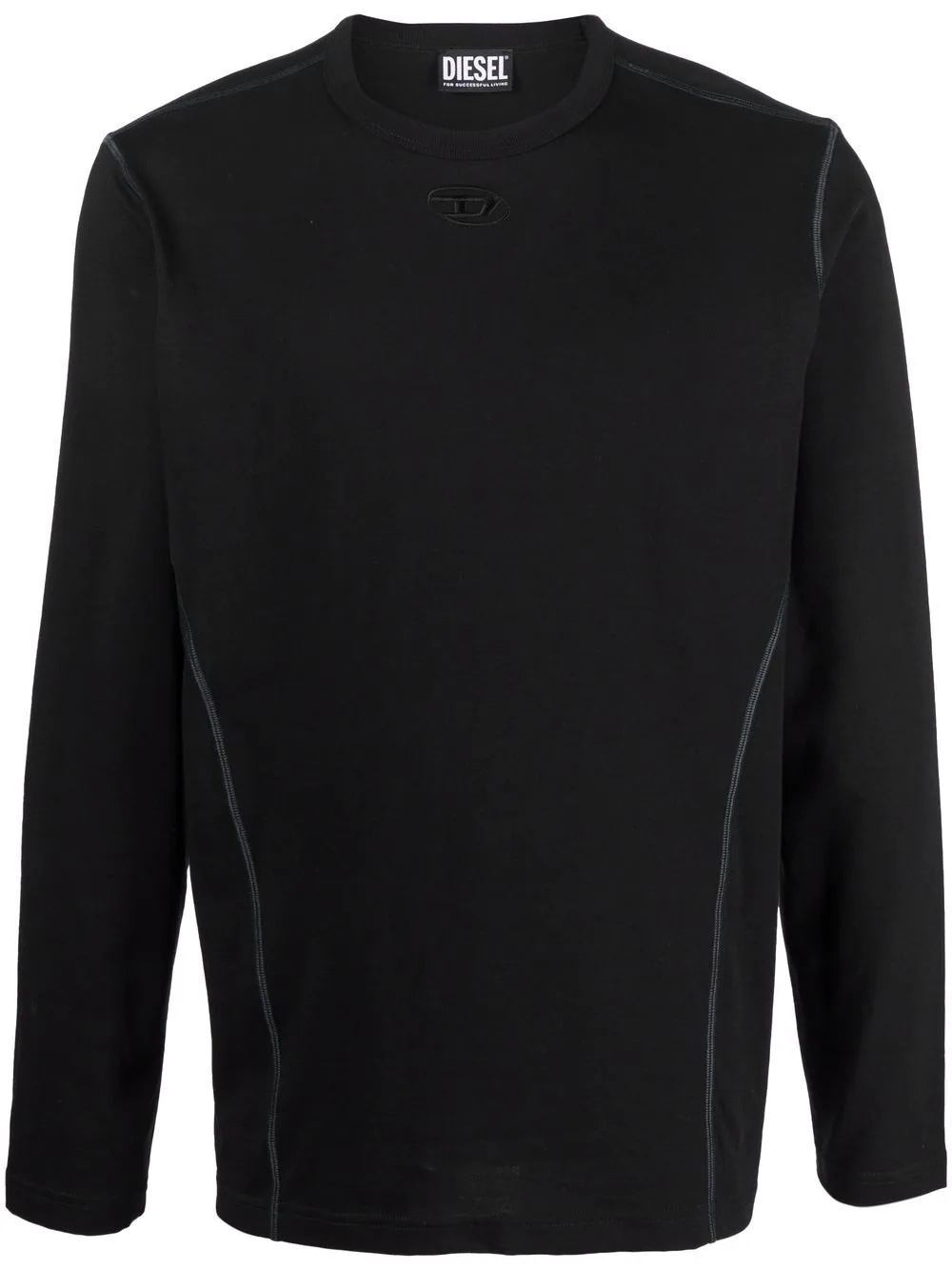 panelled tonal sweatshirt - 1