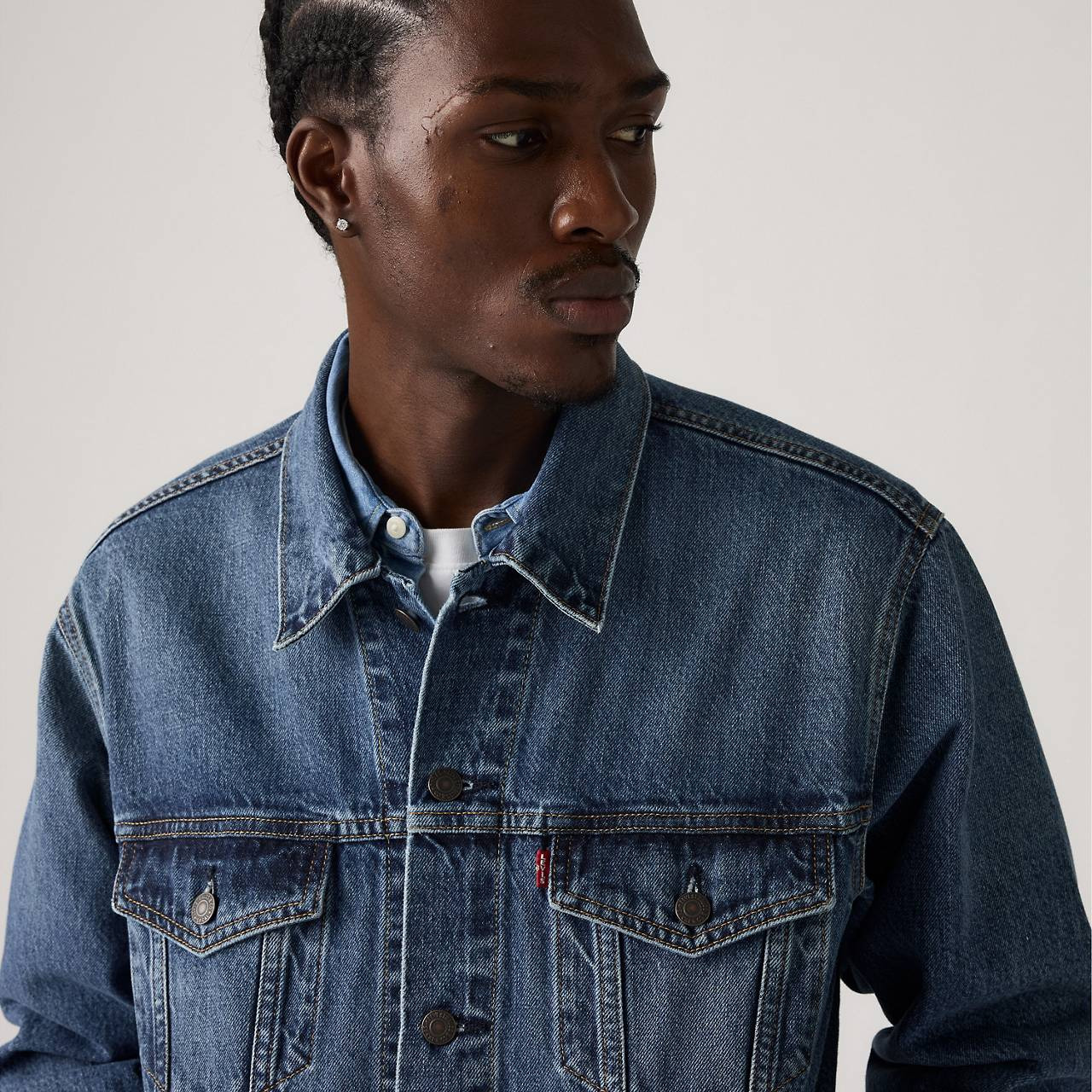 RELAXED FIT TRUCKER JACKET - 5