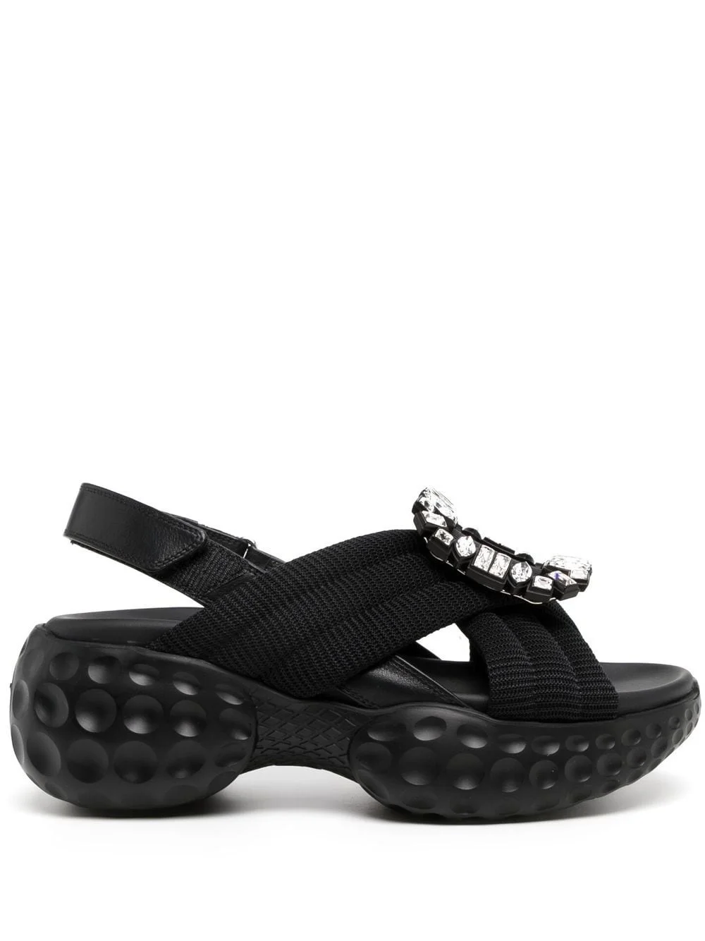 60mm crystal-embellished sling-back sandals - 1