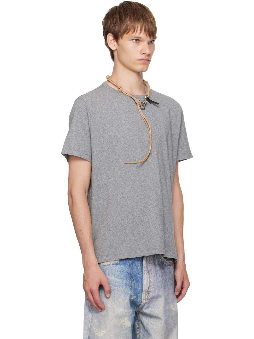 Gray New Box T-shirt - 2