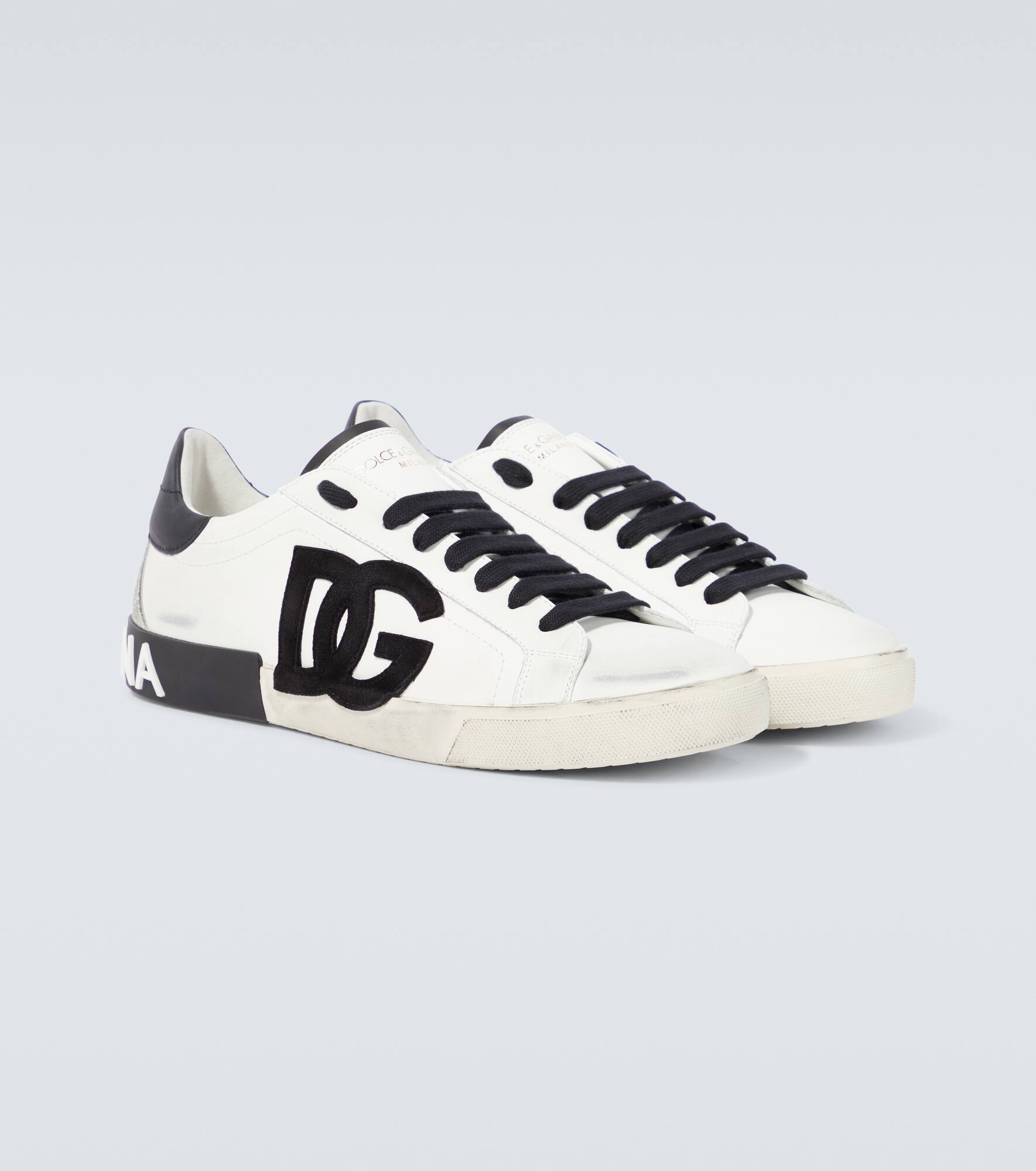 DG leather sneakers - 5