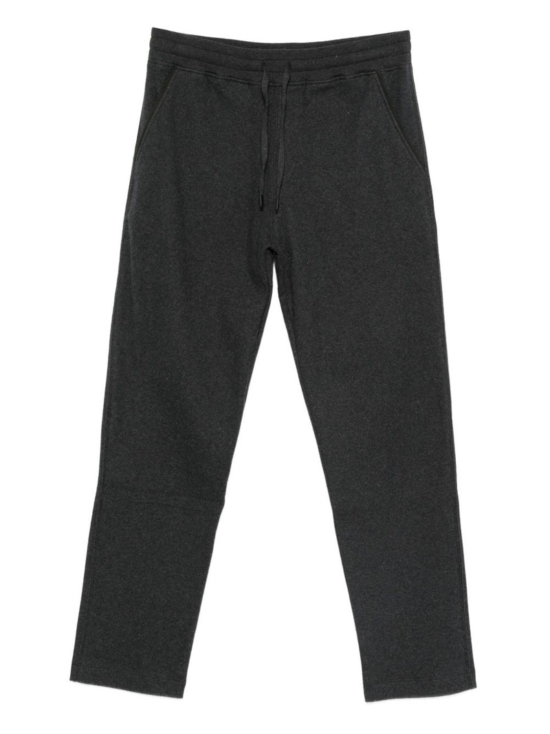 cotton blend track pants 1