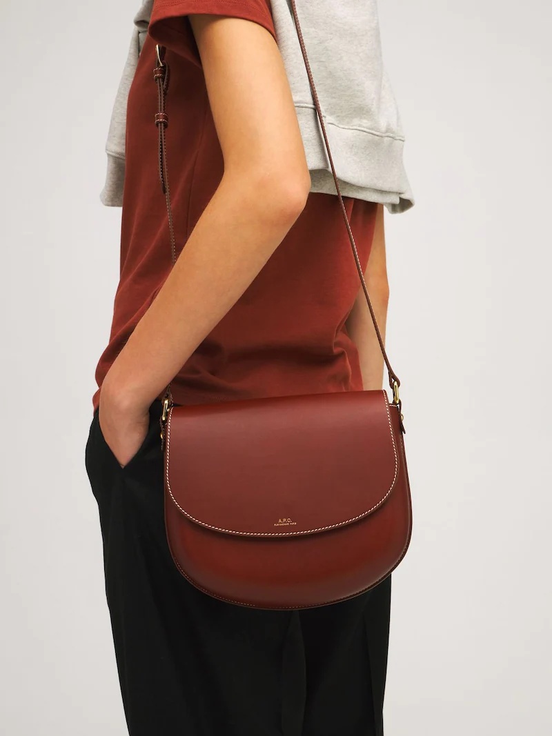 SARAH LEATHER SHOULDER BAG - 2