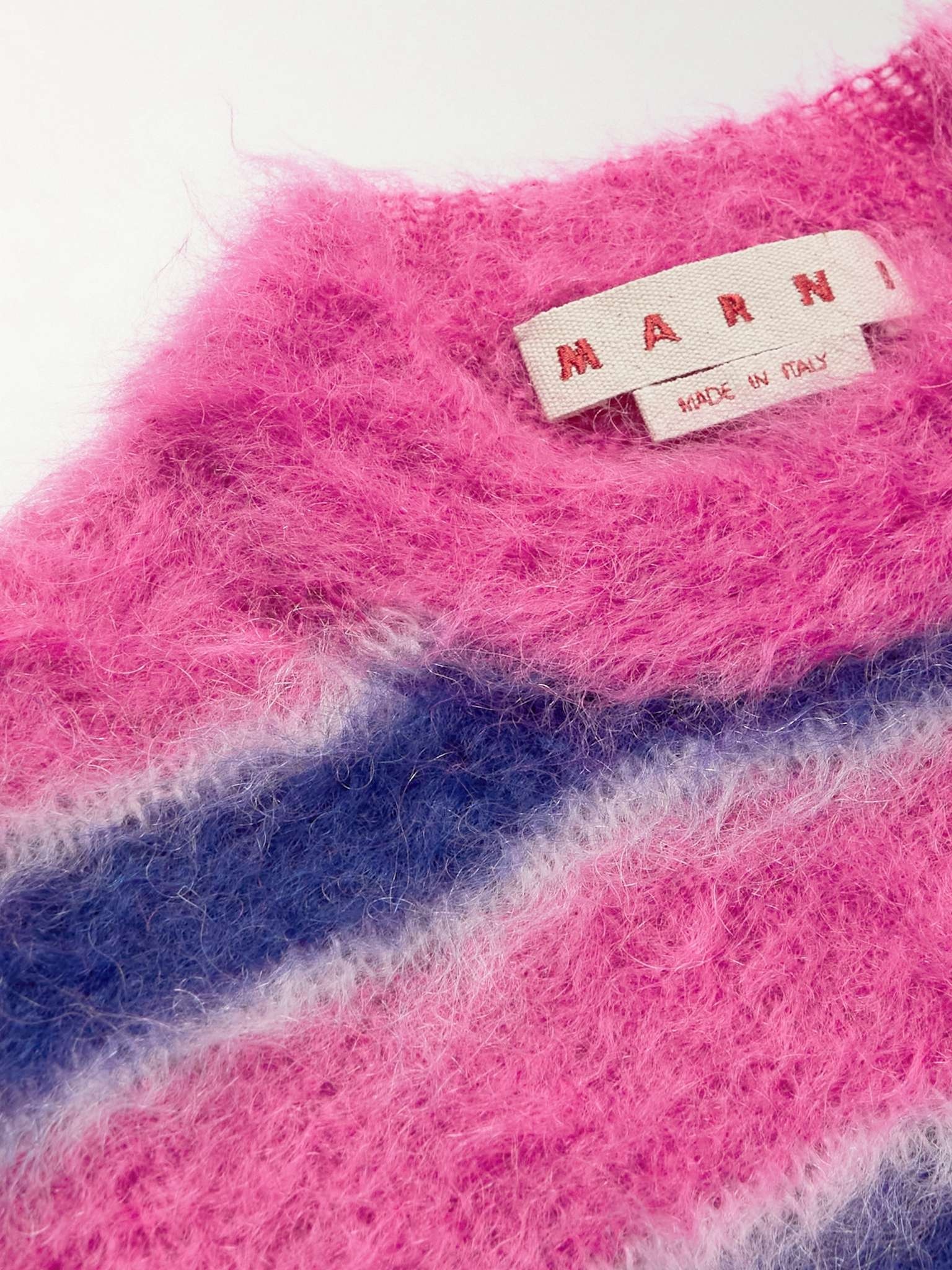 Striped Mohair-Blend Sweater - 5