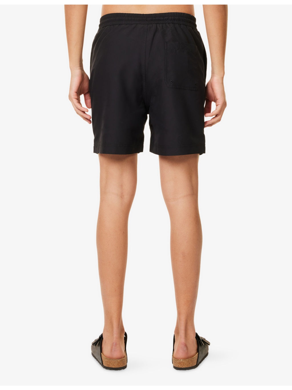 Chase Logo-Embroidered Swim Trunks - 4