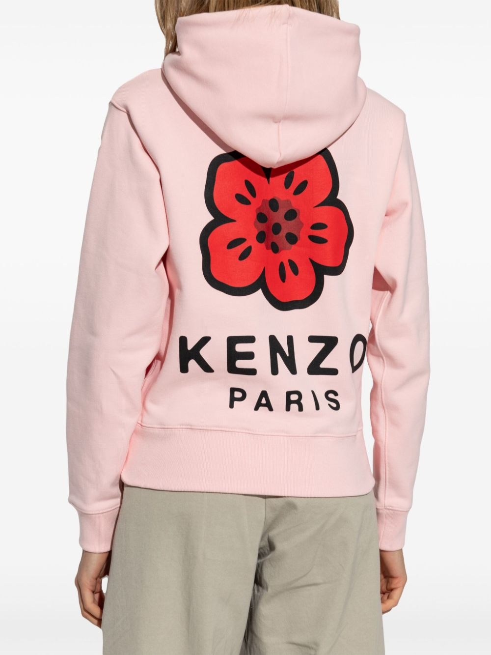 Boke Flower-print cotton hoodie - 4