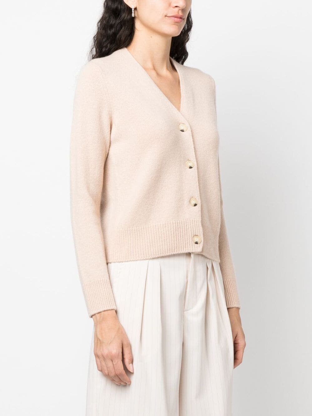 V-neck cashmere cardigan - 3