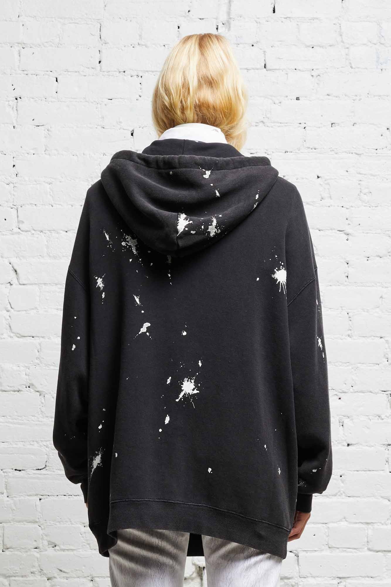 R13 NEW YORK HOODIE - ACID BLACK - 5