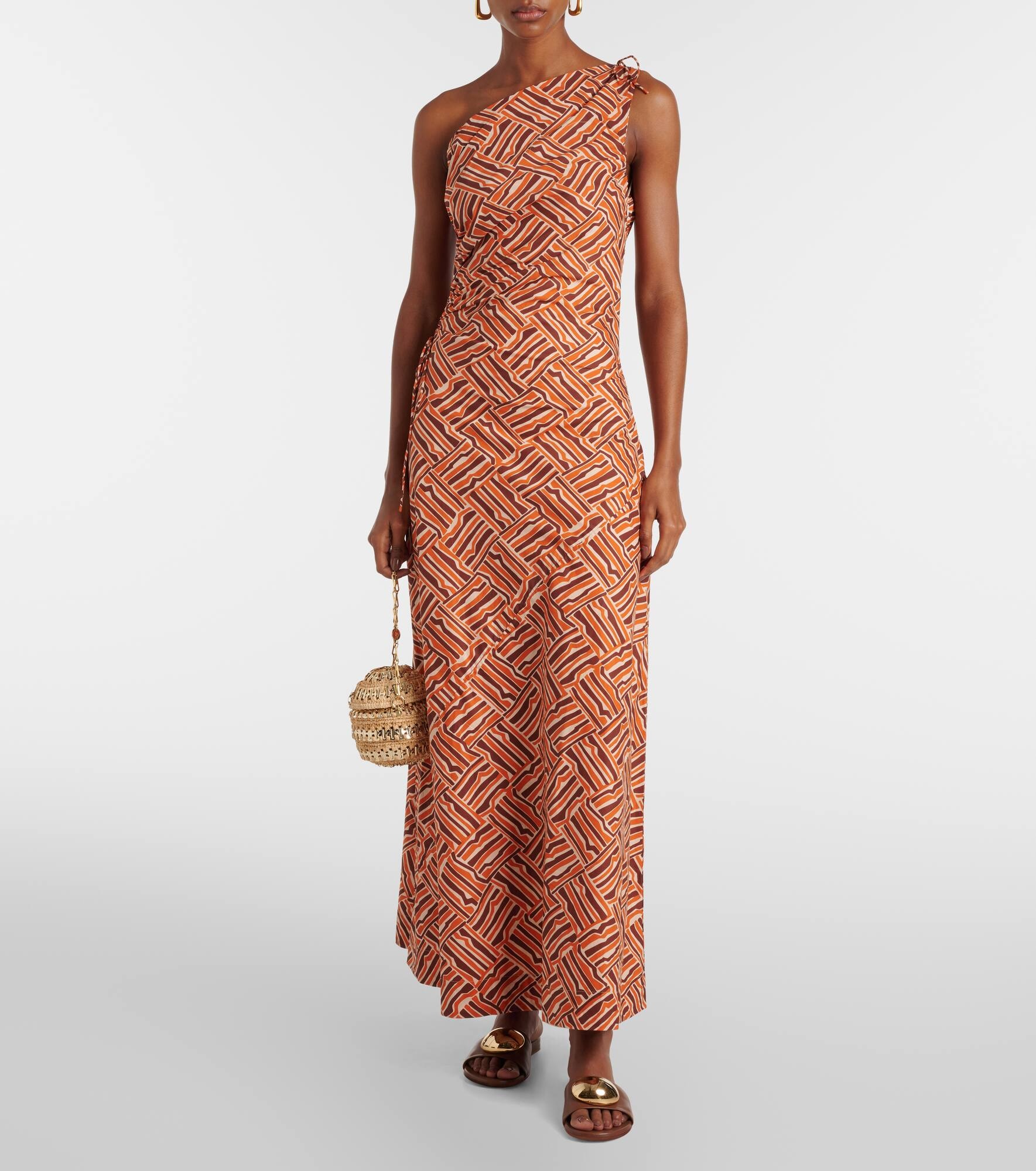 Alskar striped cotton poplin maxi dress - 2