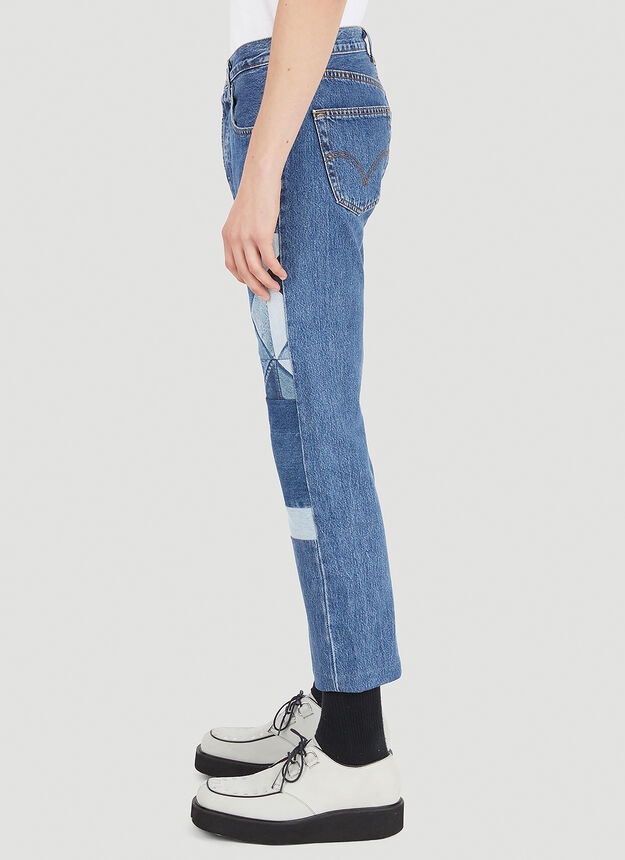 Old Patch Jeans in Blue - 3