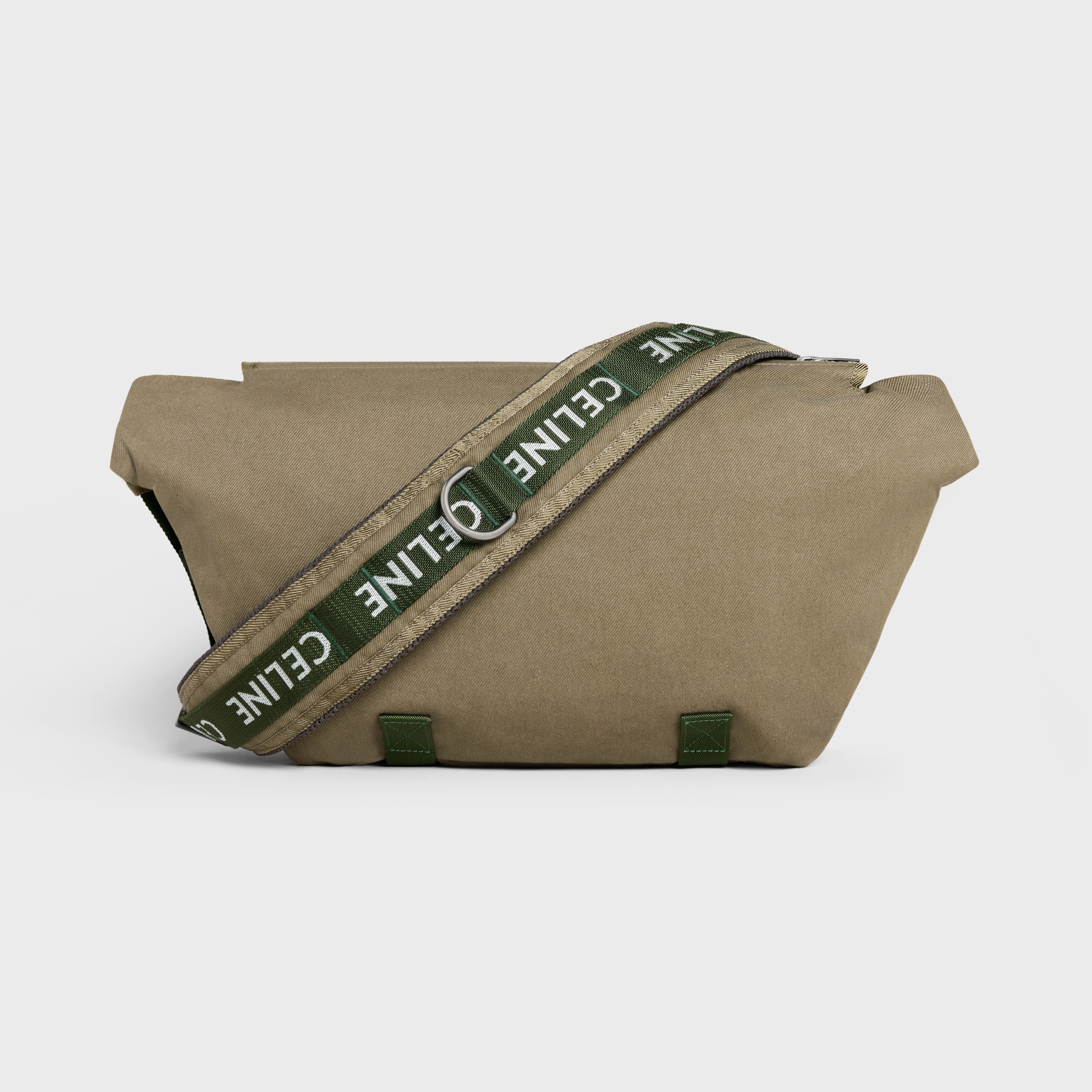MEDIUM MESSENGER TREKKING in Cotton gabardine with Celine Print - 3
