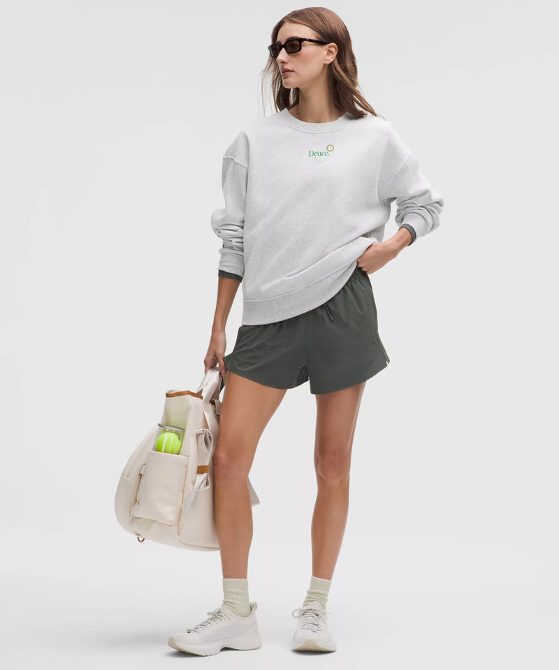 lululemon Perfectly Oversized Fleece Crew *Tennis Graphic outlook