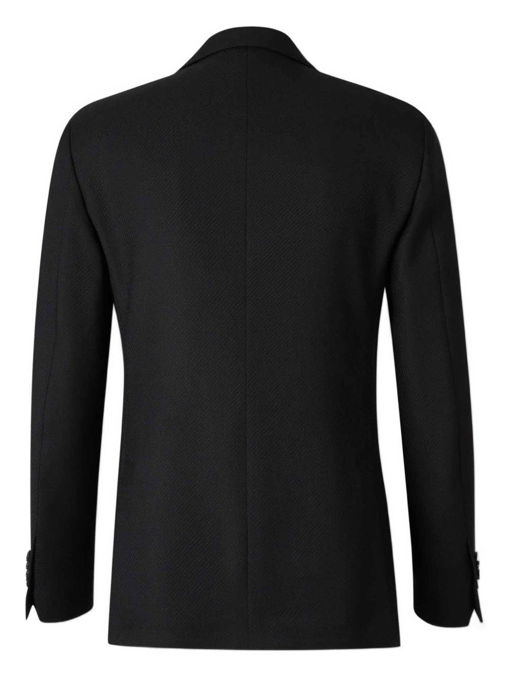two-button herringbone blazer - 2