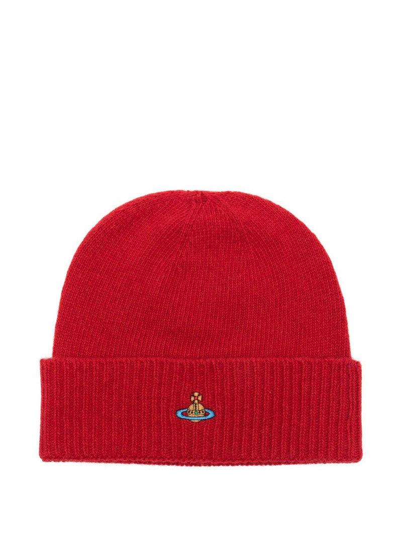 Orb-embroidered beanie 1
