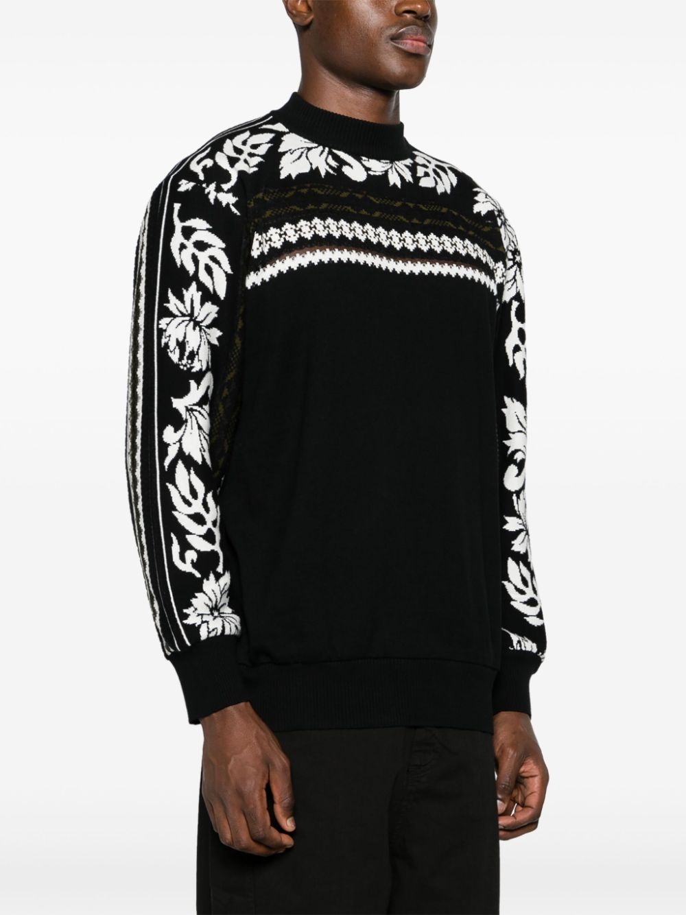 fair-isle intarsia-knit jumper - 3