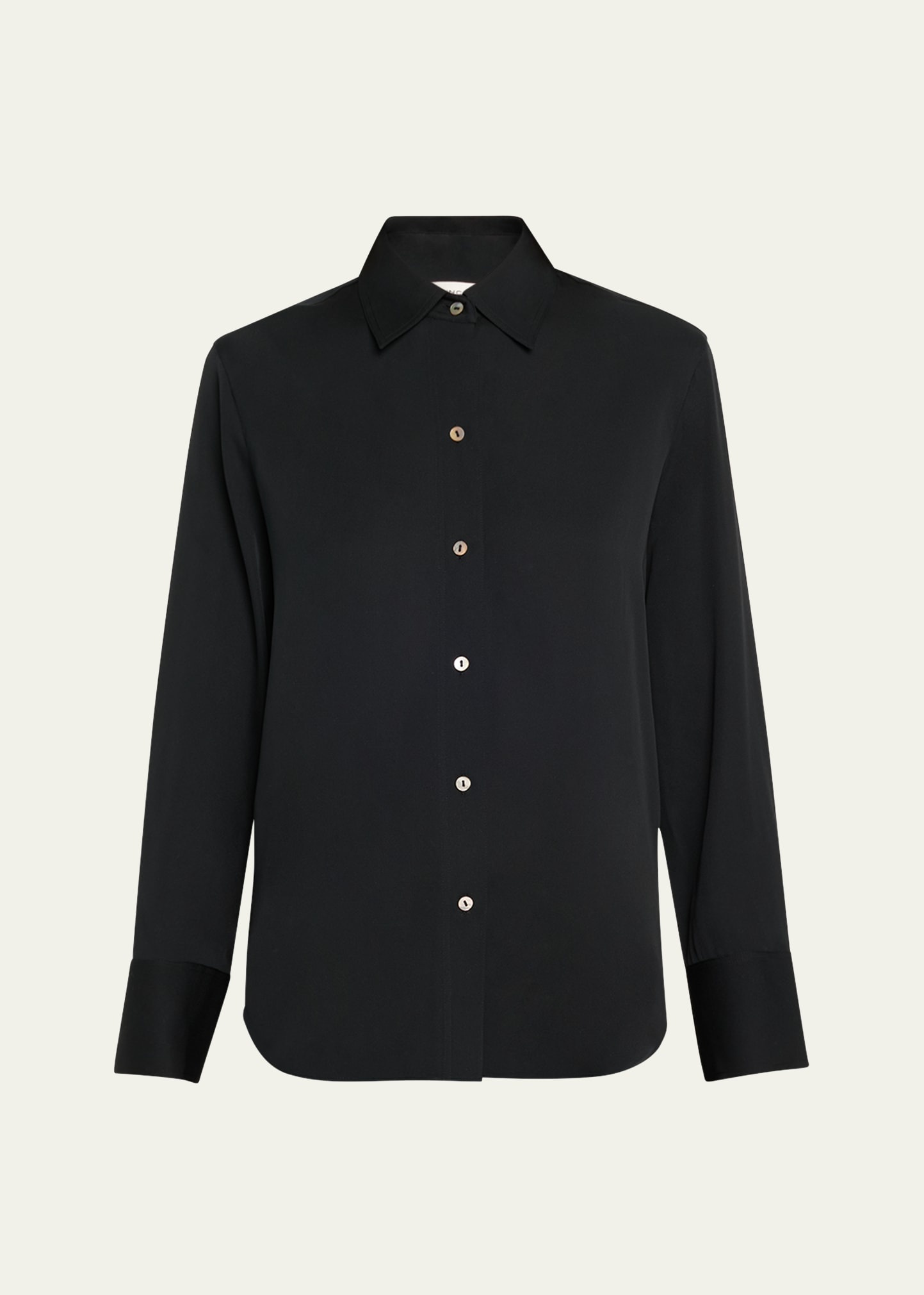 Classic Button-Front Blouse - 1