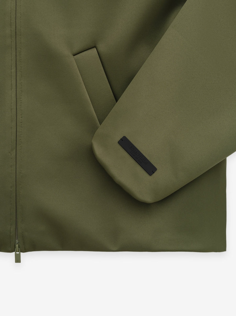 ESSENTIALS Womens Satin Nylon Bomber Jacket outlook