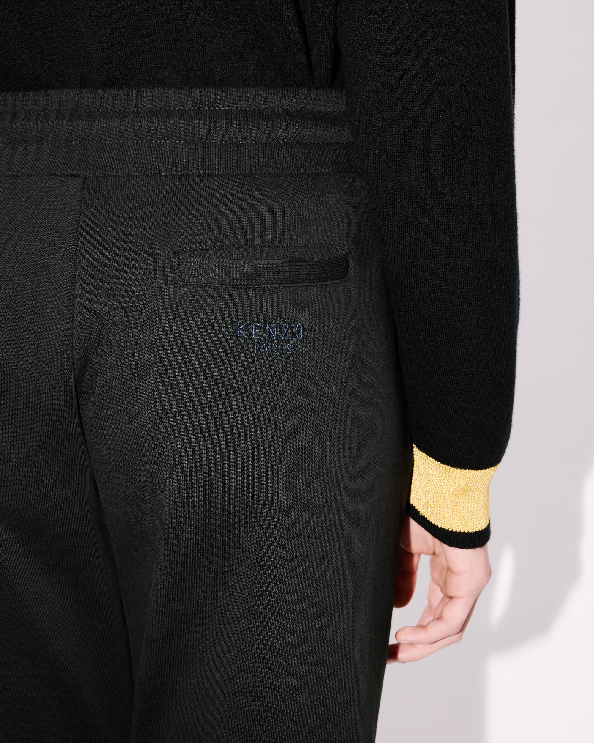'Boke Flower' embroidered jogpants in cotton - 7