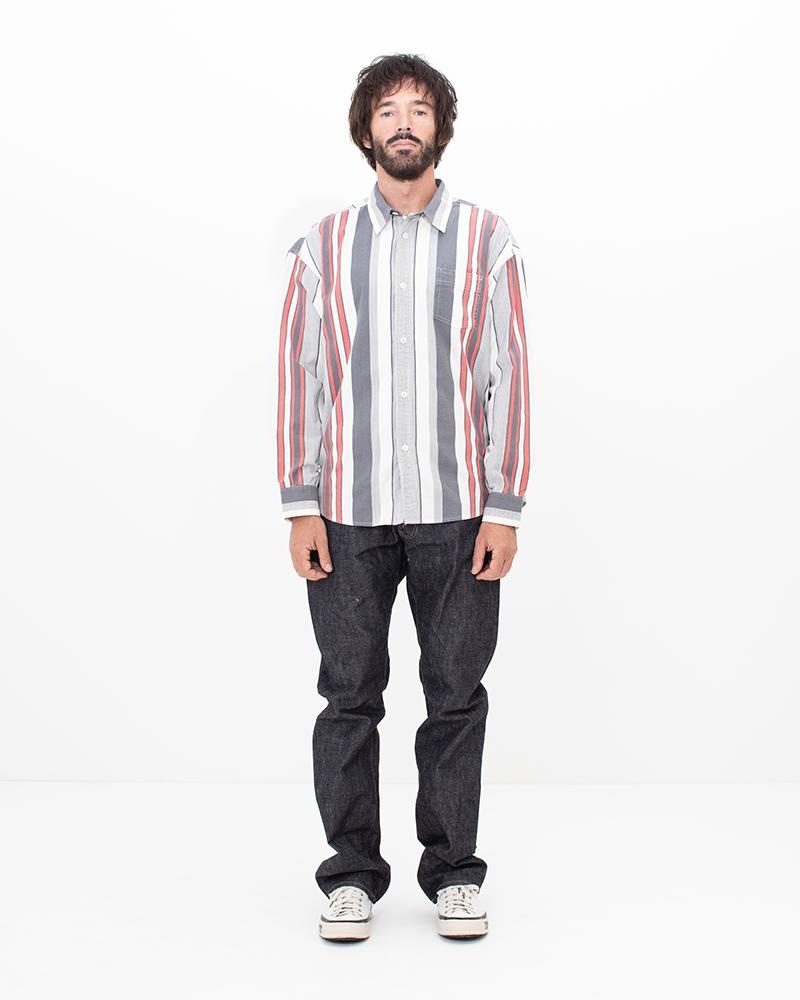 1920 CHAMBRAY L/S (C/SI) RED STRIPE - 3