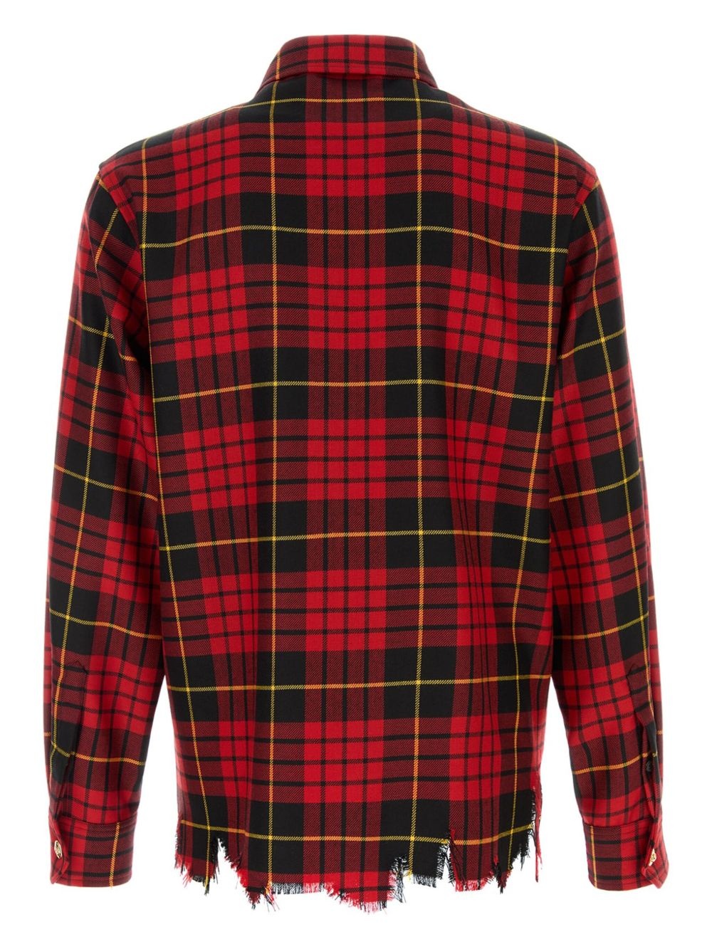 distressed Macqueen tartan shirt - 2