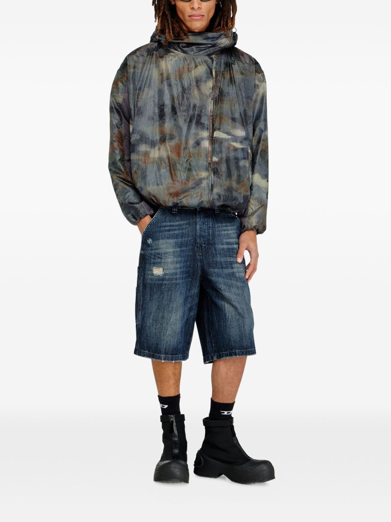 Diesel hooded military jacket outlook