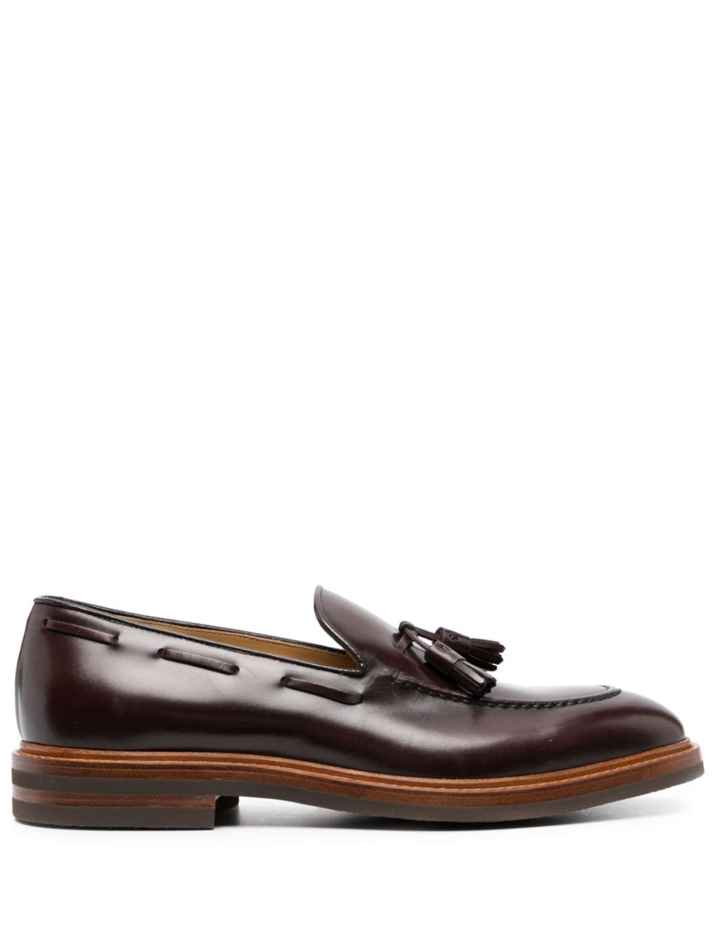 tassel-detail leather loafers - 1