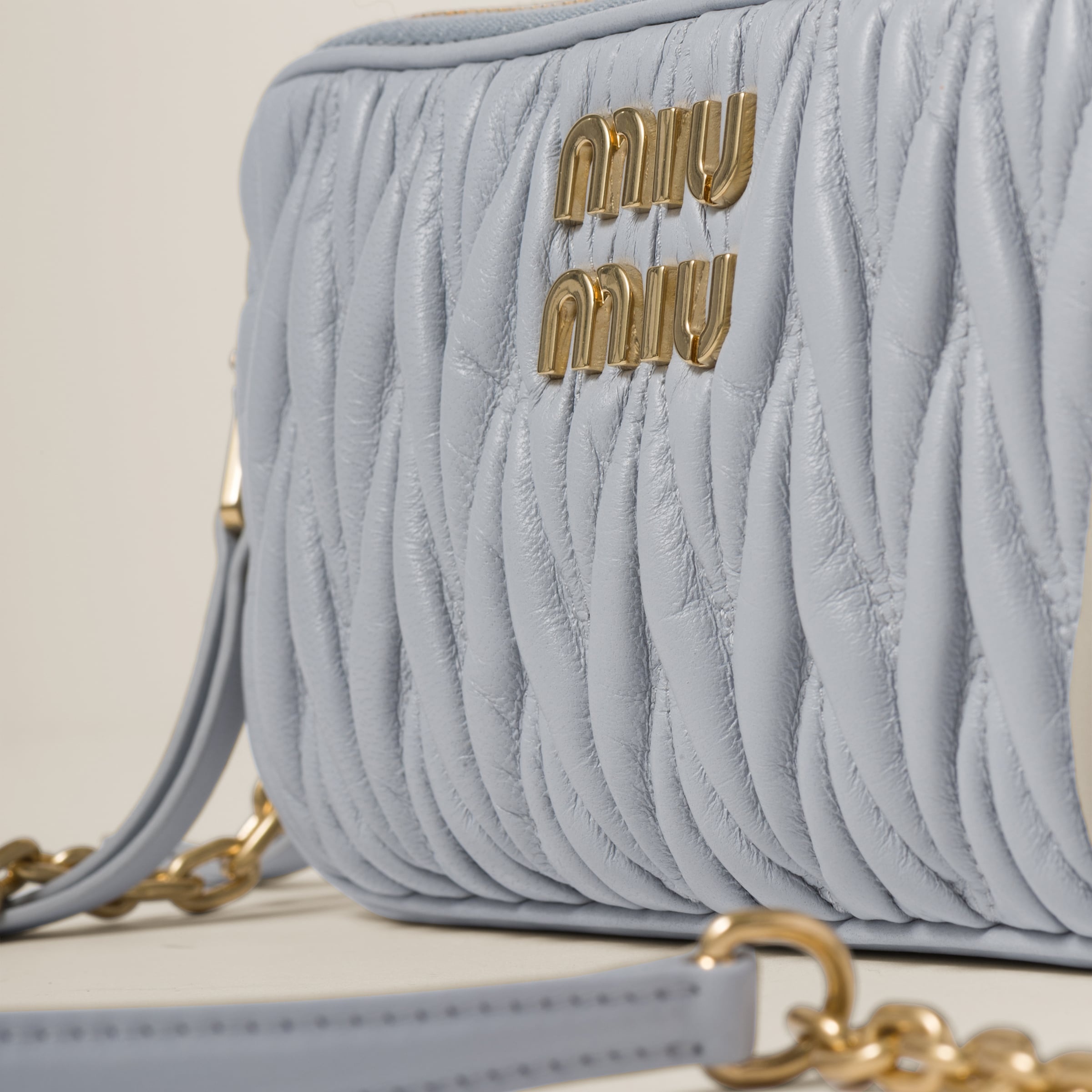 Matelassé nappa leather mini-bag - 7