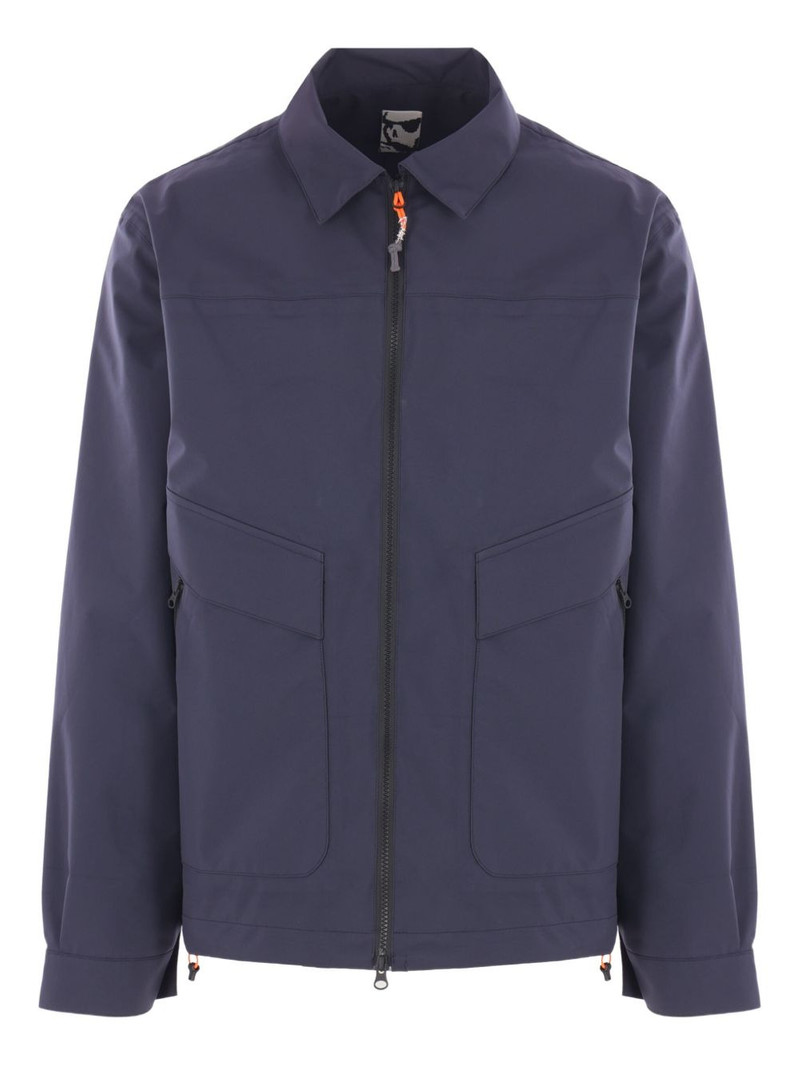 spread-collar double-slider zip jacket 1