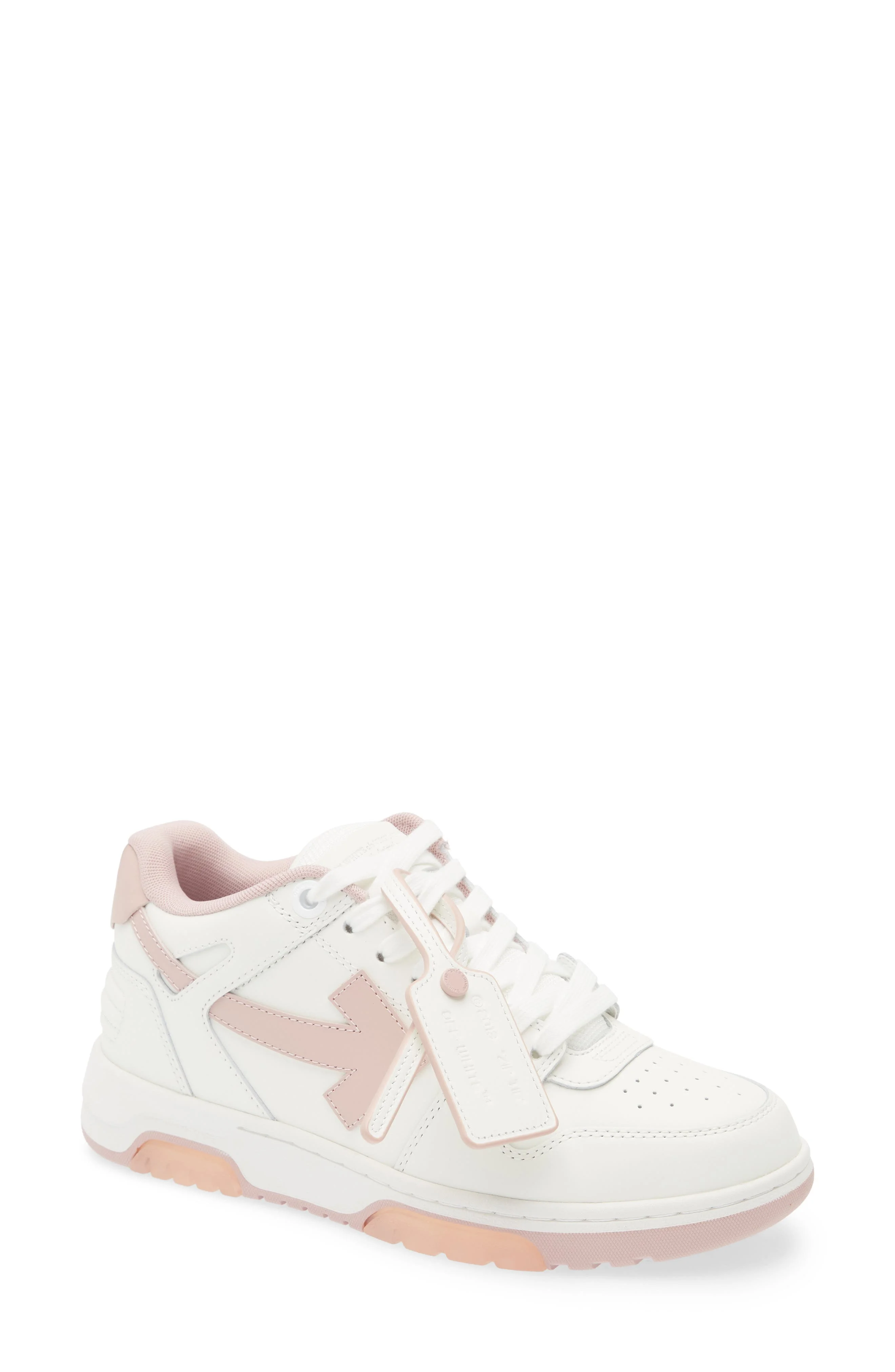 Off-White Out Of Office Sneaker in White Pink at Nordstrom - 1