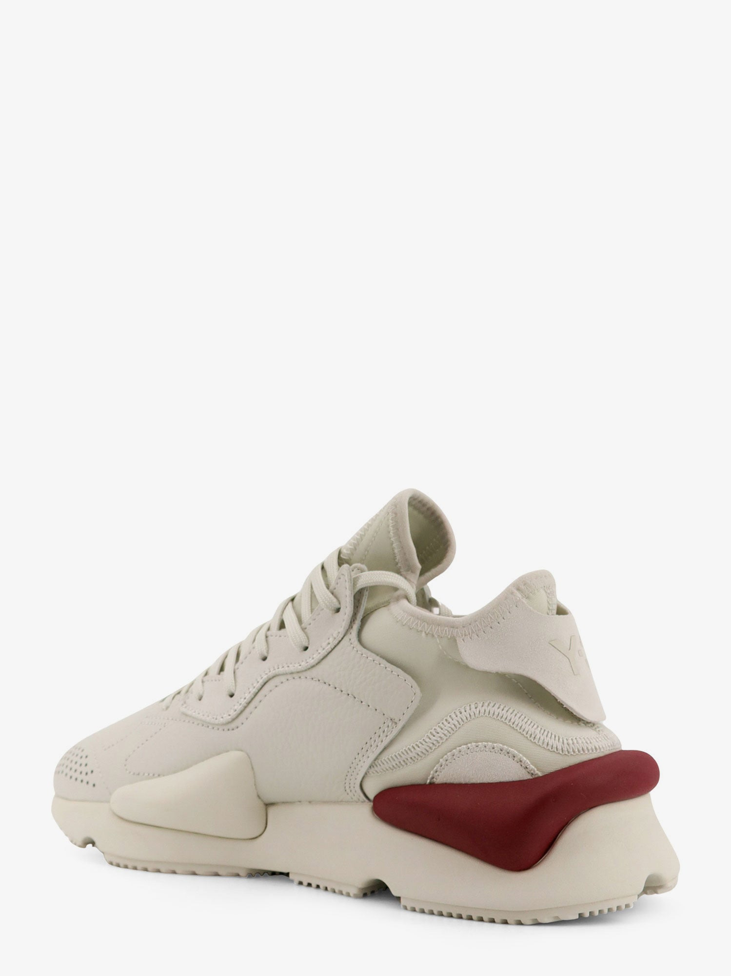 Adidas Y-3 Y-3 Kaiwa Leather And Neoprene Sneakers - 3