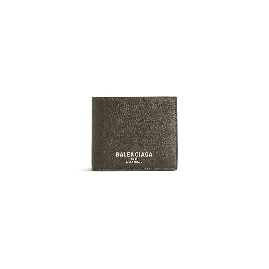 Men's Credit Square Folded Coin Wallet in Khaki - 1
