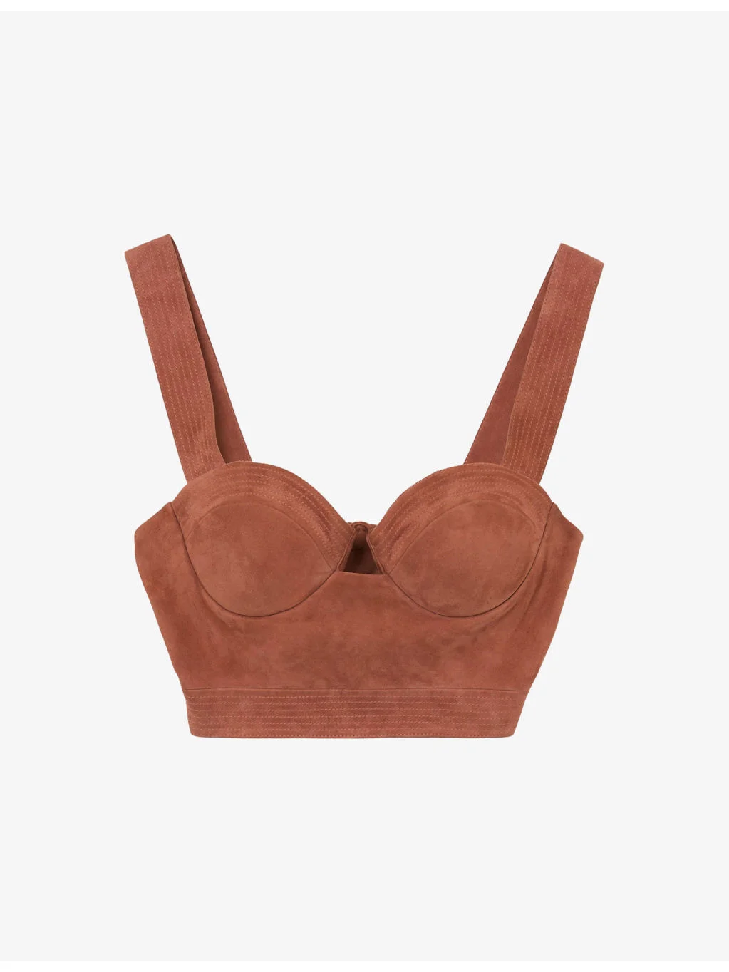 Reiss x Atelier Farley Suede Bustier Top - 1